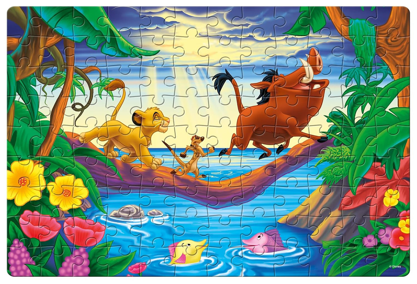 Frank Disney The Lion King Jigsaw Puzzle (108 Pieces) for Kids Above 6+ Years - Fun & Challenging Brain Booster Games - Educational Puzzle for Focus and Memory -11830