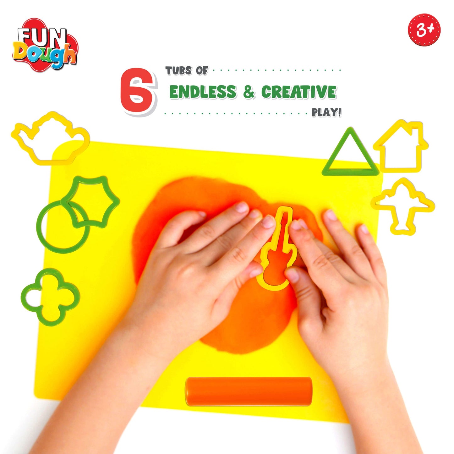 Frenzy Fruits Activity Toy Scented Dough and 6 Tubs Inside
