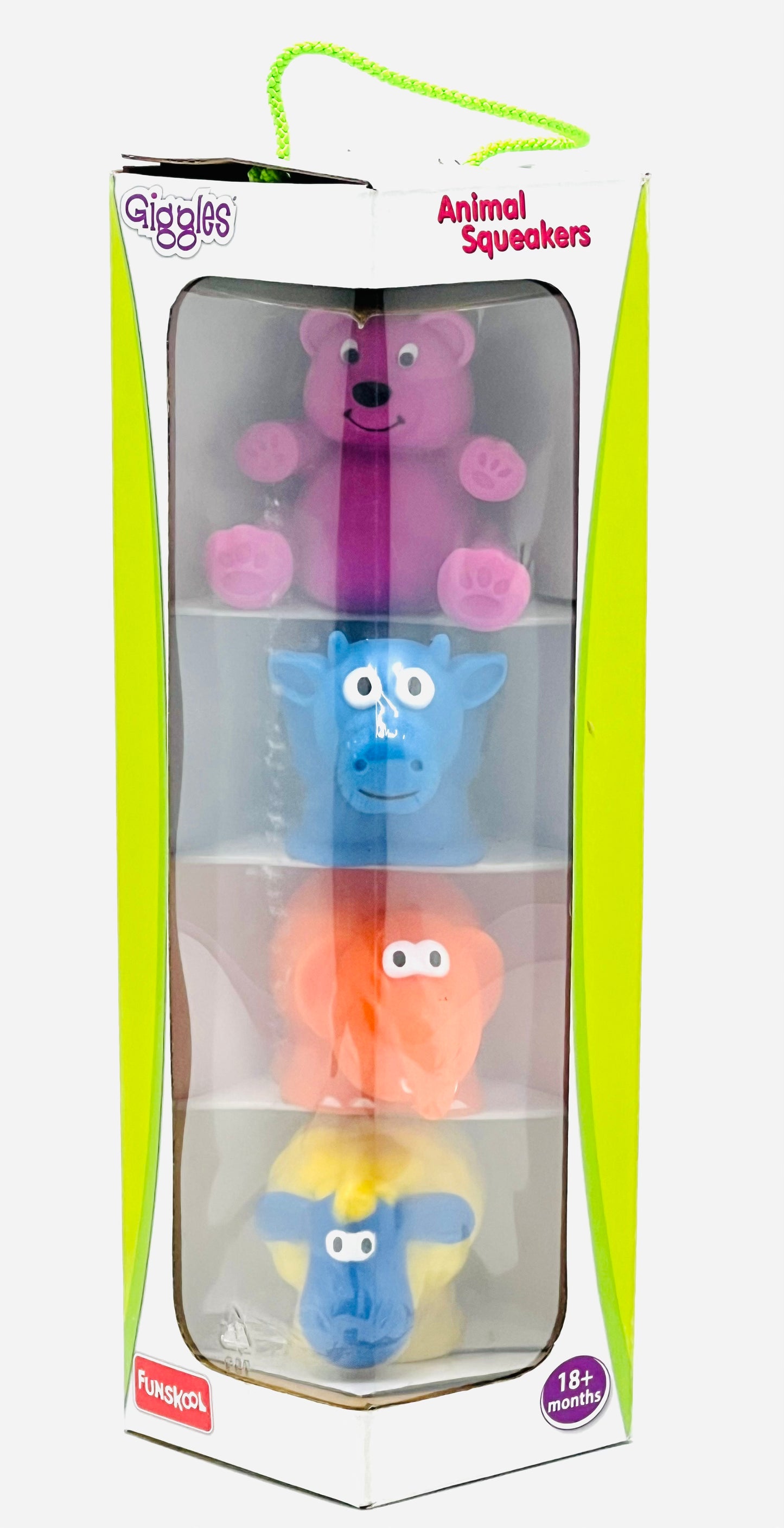 Giggles Funskool Animal Squeakers Sensory Bath Toy Set for Babies