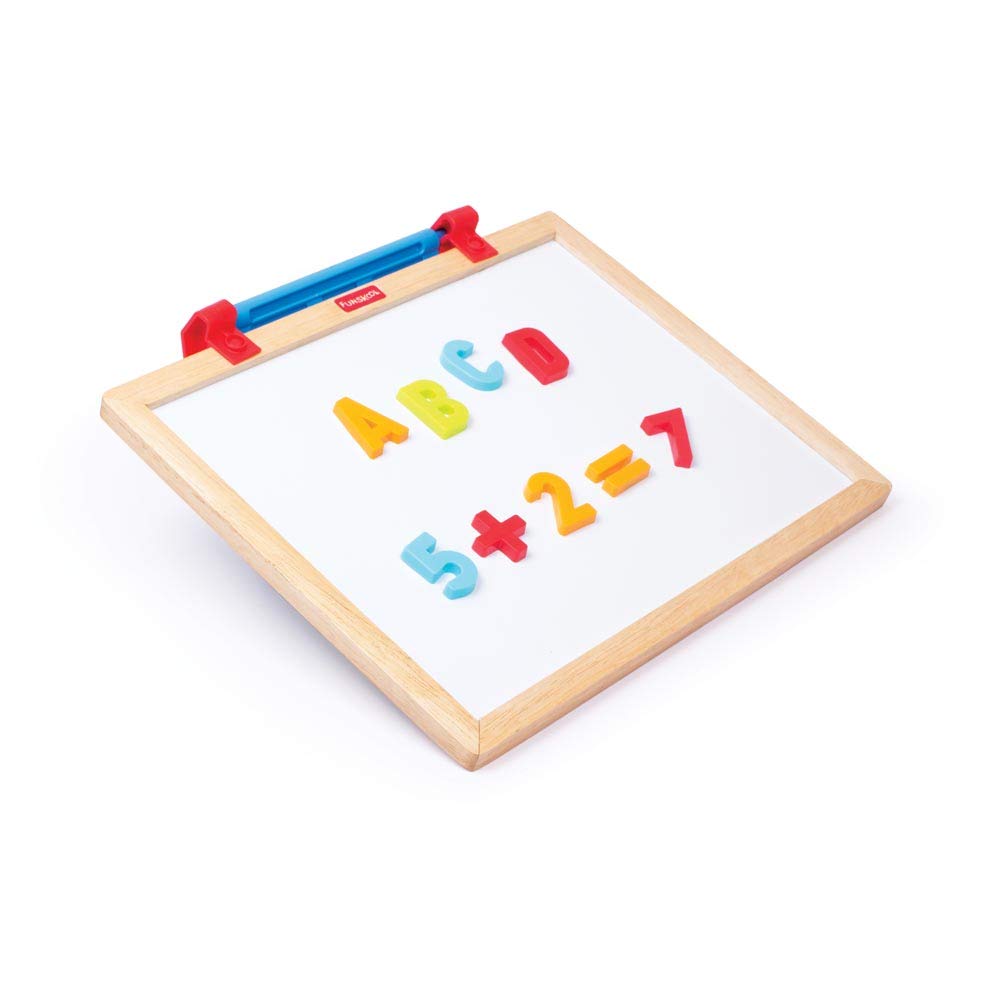 Giggles - Learn N Write Deluxe, 3 in 1 Magnetic Dry Erase & Chalkboard, Develops Early Writing Skills, 3 Years & Above, Preschool Toys, Multicolour