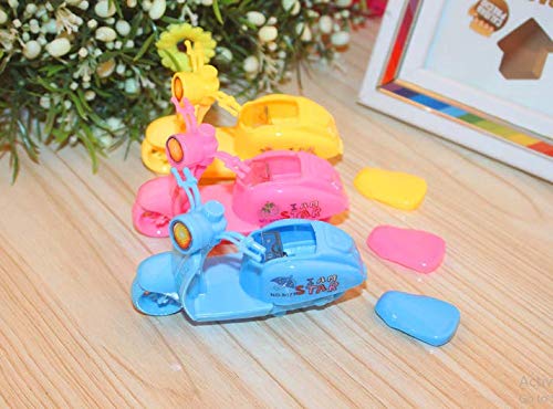TREXEE (Pack of 12 Motorcycle Shape Sharpener For School Kids, Students, Boys & Girls Return Gift