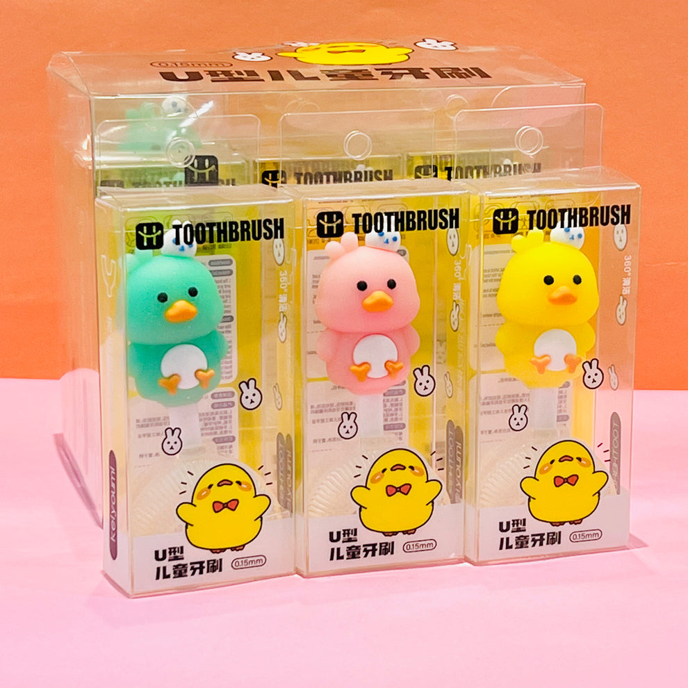 Mermaid-Duck U Shaped Toothbrush