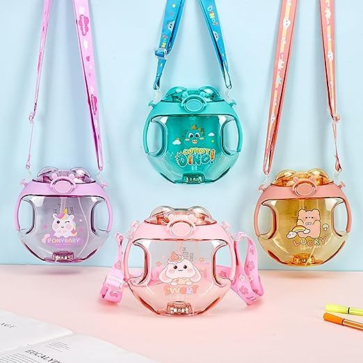 Donut Water Bottle | GBT-3138| 450 ML ( COLOR MAY VERY )