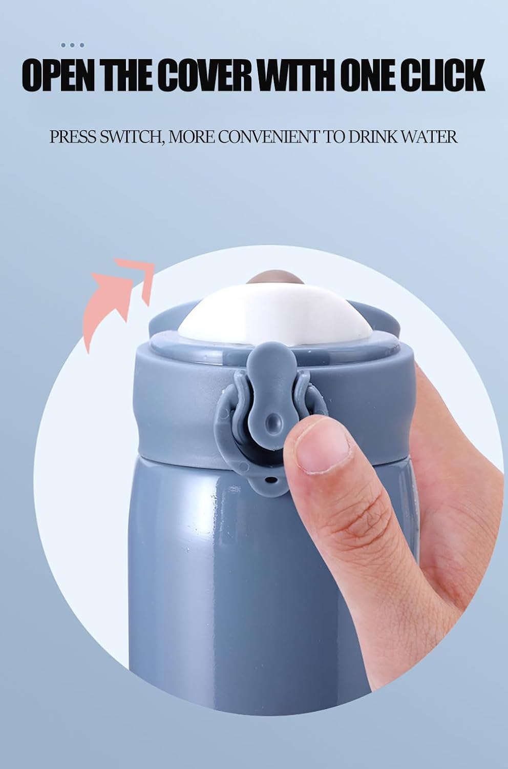 V21® Vacuum Insulated Stainless Steel Metal Bottles,17oz Leak Proof Double Wall Vacuum Water Bottles,Reusable Flask BPA-Free Sports Bottle Cup Keep Hot or Cold for Gym,Travel (Pack of 4 All Color)