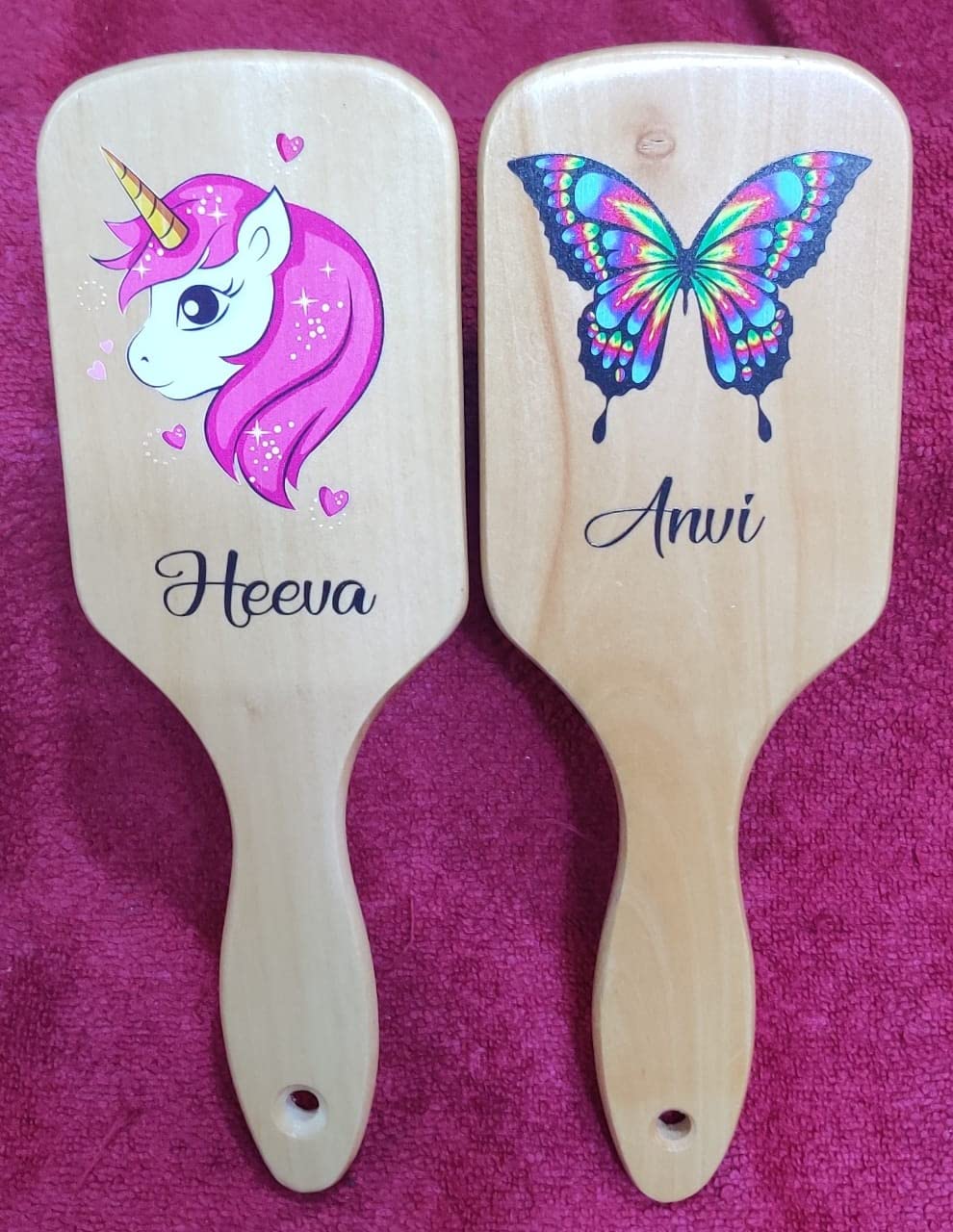 Kiddies Gifties Personalised Hair Brush for Women