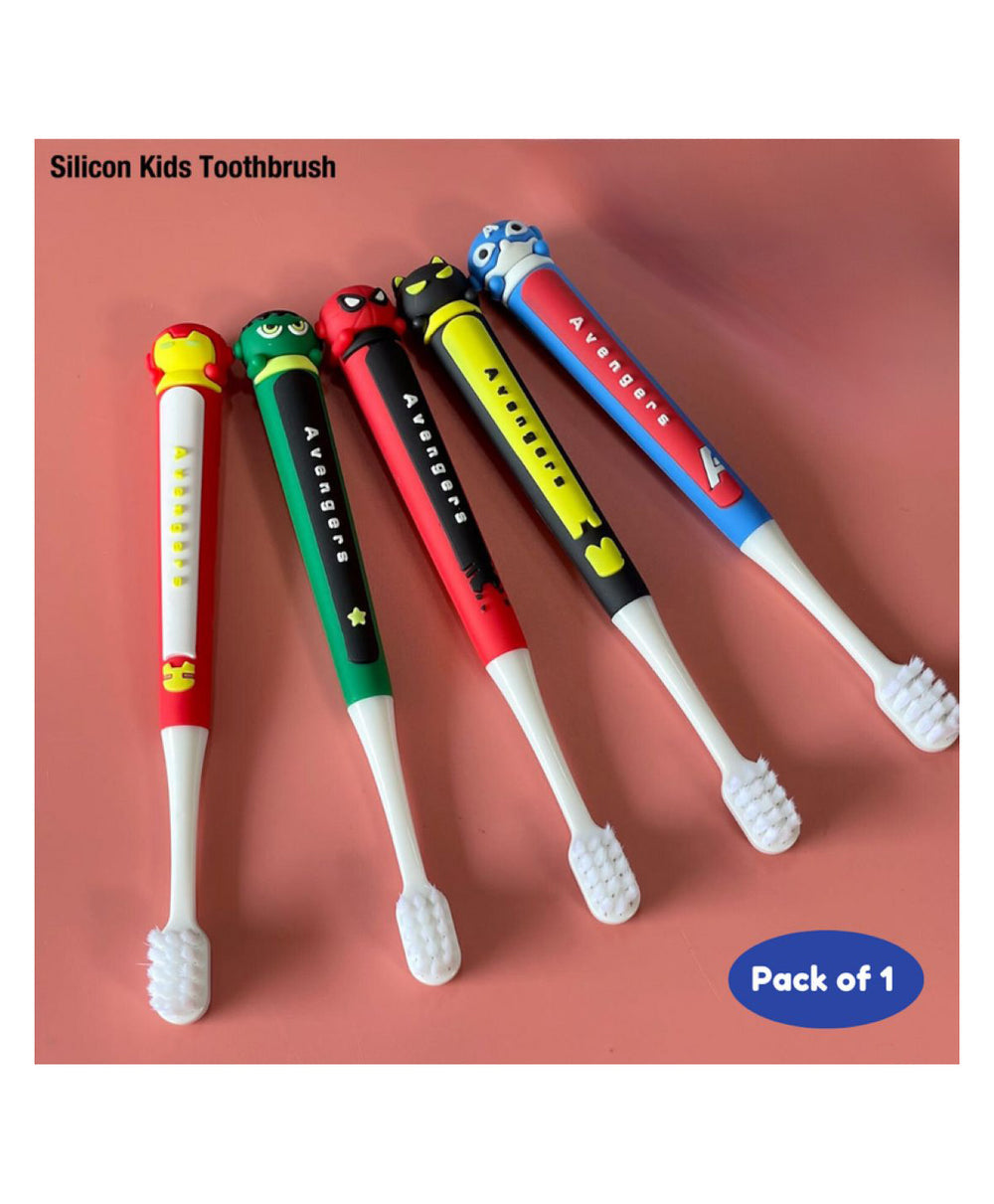 Superheroes Kids Toothbrush Extra Soft Bristles - Multicolour (Design May Vary) | GBT-SSH-047