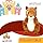Scamper The Squirrel Plush Toy 16 inch Soft Stuffed Animal Cuddly Woodland Creature Toy Gift for Kids Toddlers Baby Christmas Birthday Holiday