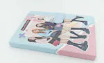 GOLD LEAF A5 BTS Girls Printed Diary Note Book With Magetic Flap Closure,Daily (Size:19X13Cm)