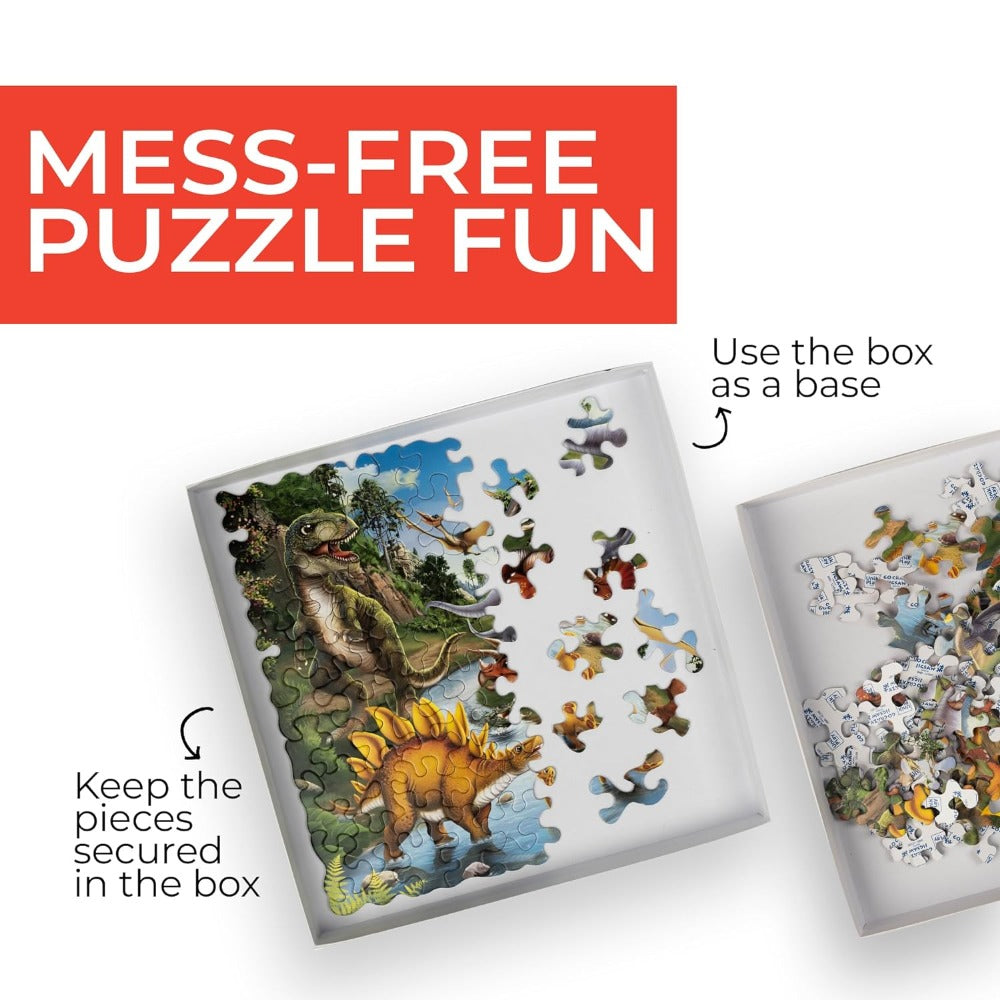 UnikPlay Go Crazy Jigsaw Puzzle for Kids and Adults | Attractive Cartoon Print Puzzle with 2 Puzzle Trays for Age 6 to 99 Years-180 Pcs-(Unicorn)