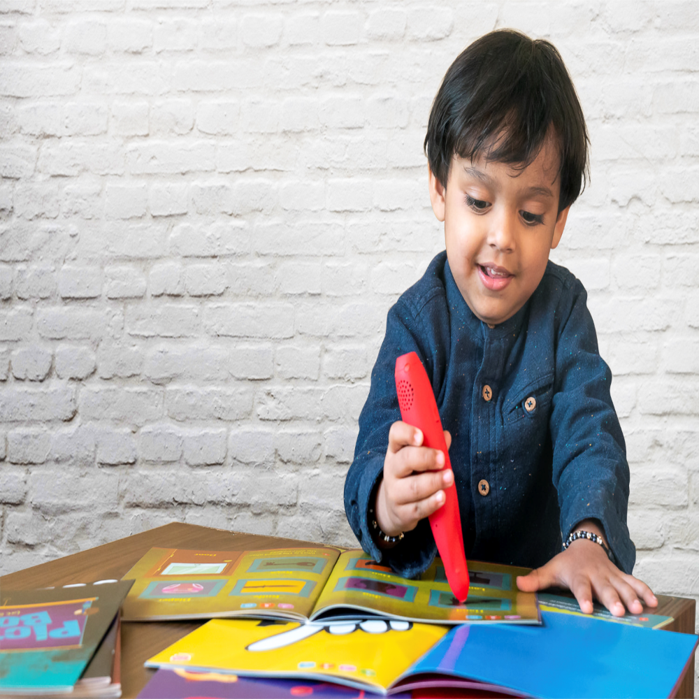 goDiscover Interactive Smart Book Series with Talking Pen | Set of 9 Fun Educational Books with Alphabets, Numbers, Colours, & More | Fun Learning Activity Toy for 2–4 Year Kids