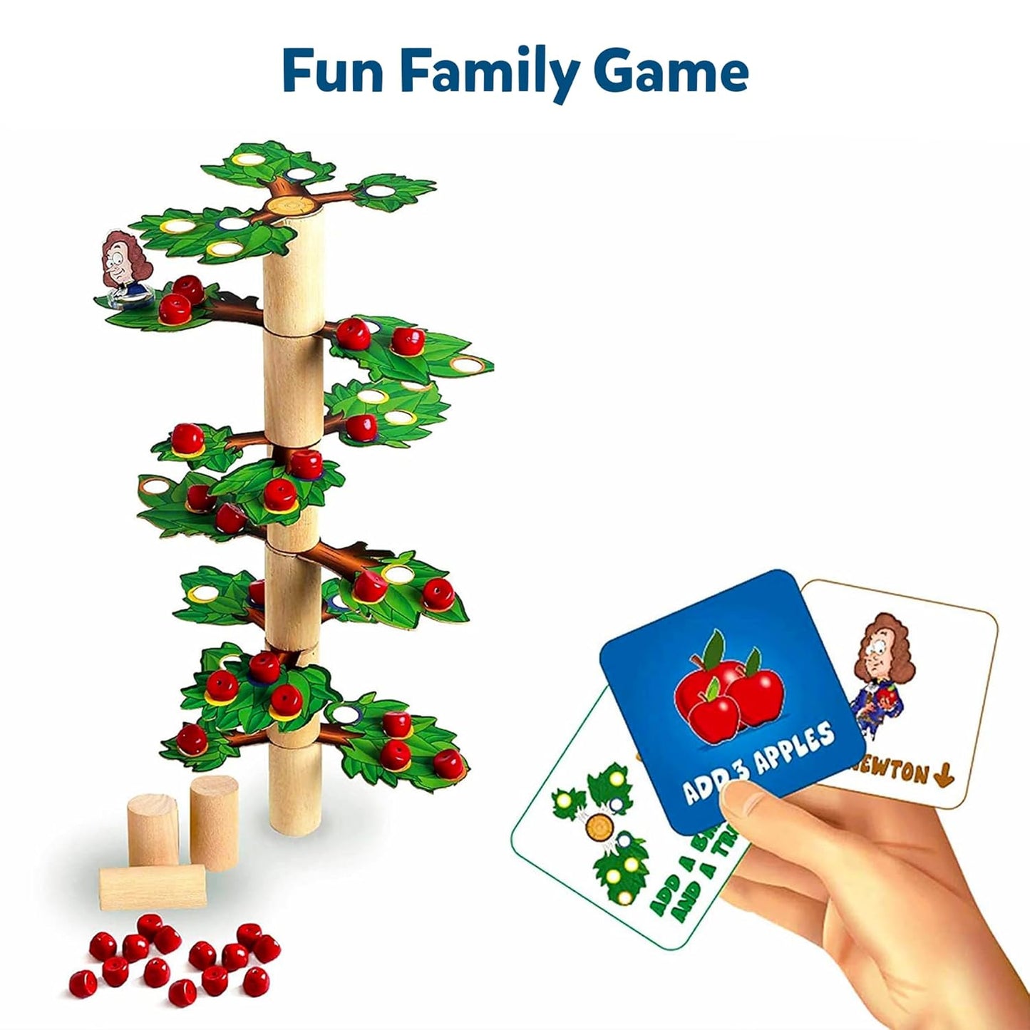 Skillmatics Educational Game - Newton's Tree, STEM Balancing, Stacking & Strategy Game for Kids, Adults & Families, Skill-Building for Ages 6, 7, 8, 9 and Up