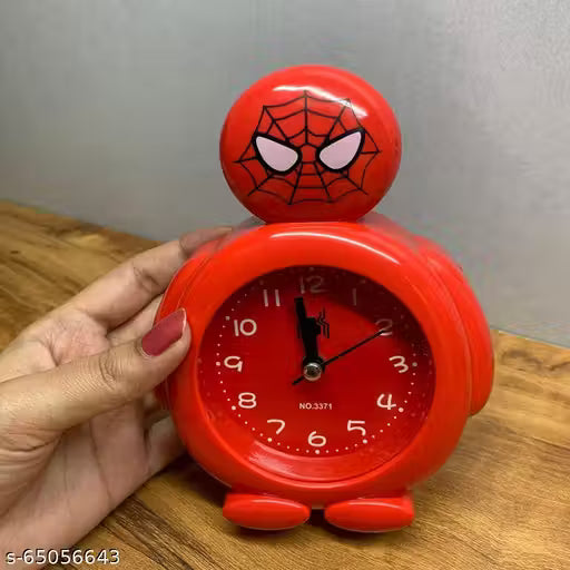 HARSHOOS Spiderman Superhero Alarm Clock for Boys