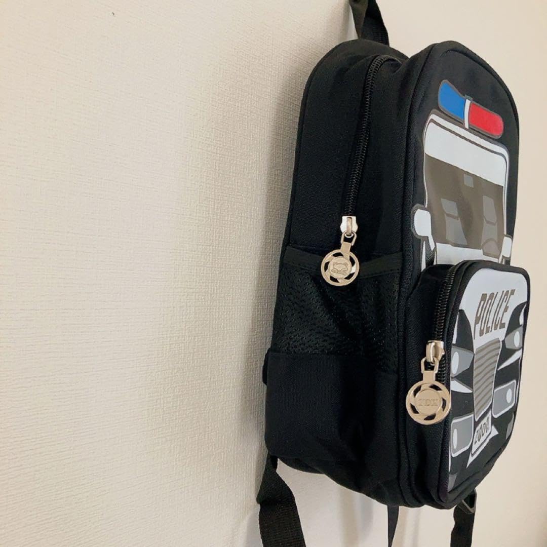 Cool Police Car Backpack, Boys, Bag, Nursery School, Kindergarten, Kids, Working Car