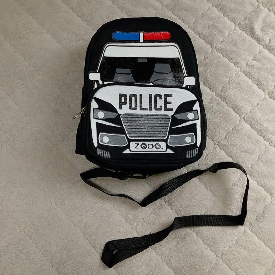 Cool Police Car Backpack, Boys, Bag, Nursery School, Kindergarten, Kids, Working Car