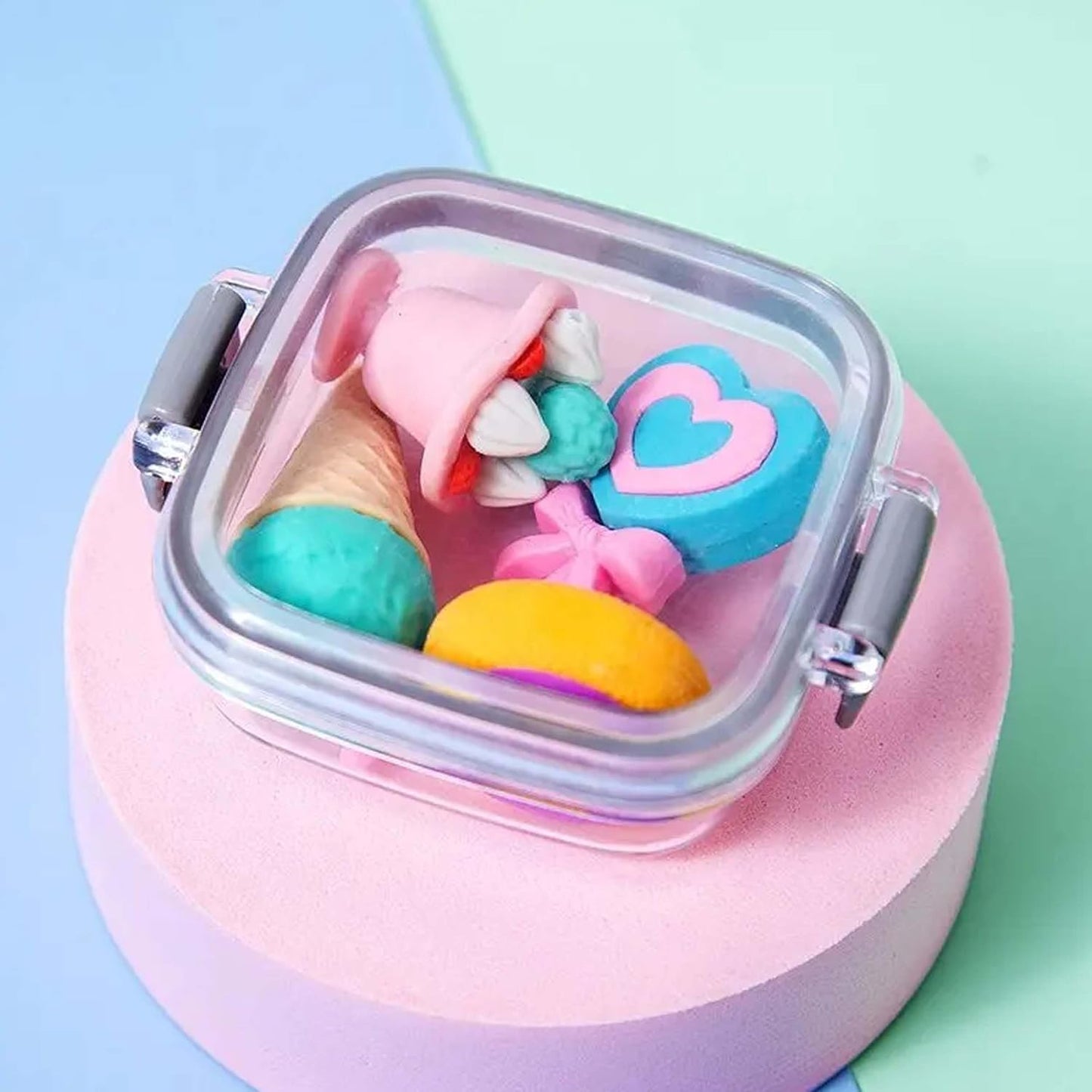 My toy kid Korean Style Astronaut Cartoon Shaped Eraser, Creative Detachable and Assembled Eraser, Interesting Stationery for Students