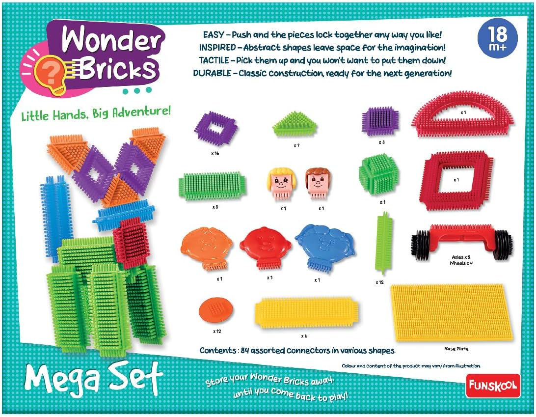 Funskool Wonder Bricks Mega Set