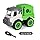 Sanitation Truck Vehicles Set, 2 Pack DIY Sanitation Trucks with 1 Screwdriver Tools, Kids Building Trucks