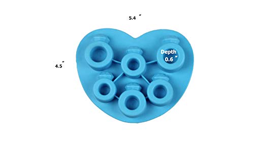 Diamond Ring Silicone Wedding Engagement Ring Shaped Chocolate Resin Jewelry Making Molding Ice Cube Party Mold