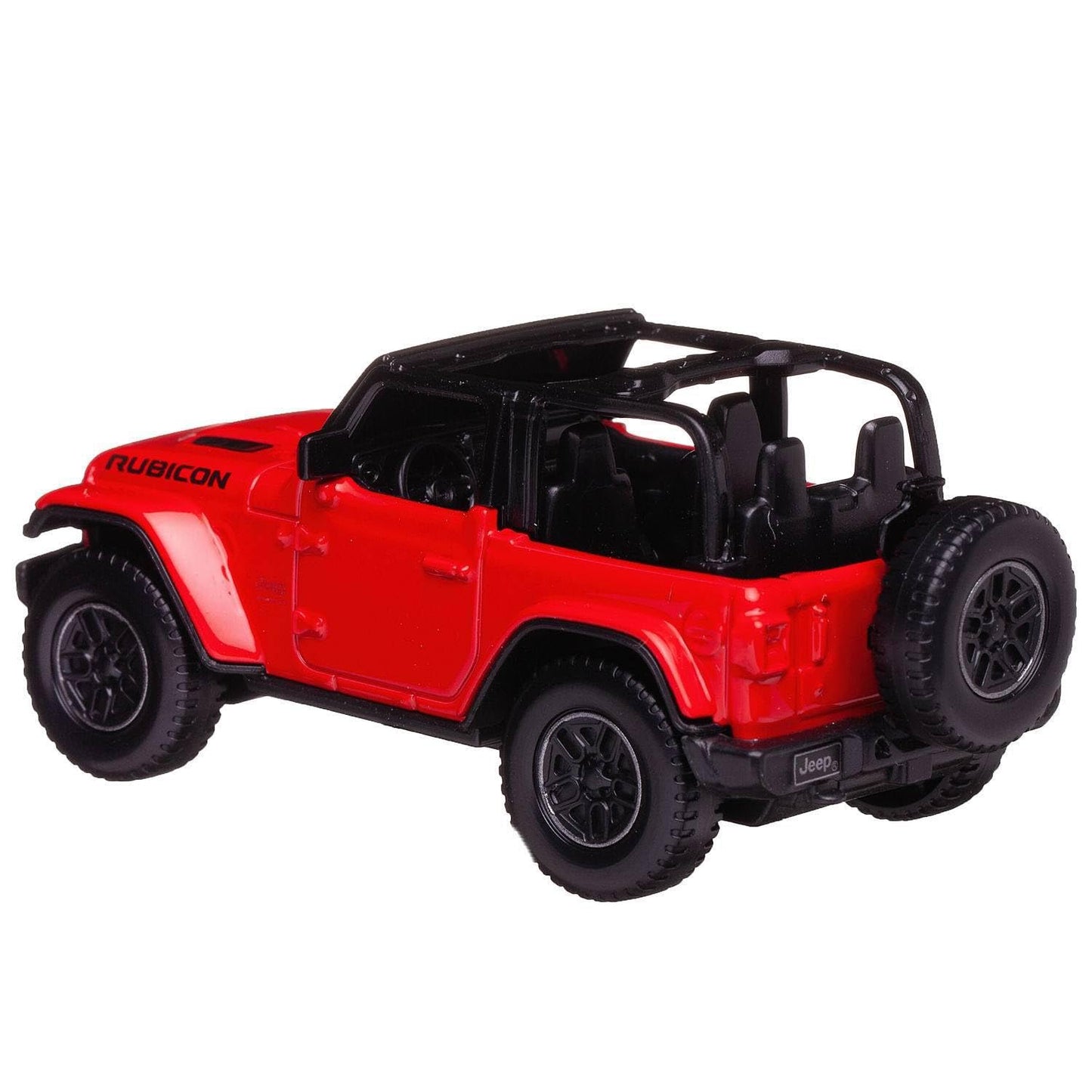 SMALL CLAP Ras Tar 1/43 Jeep Wrangler Rubicon Red Die-Cast Vehicle Car for 3 Years & Above (Red)