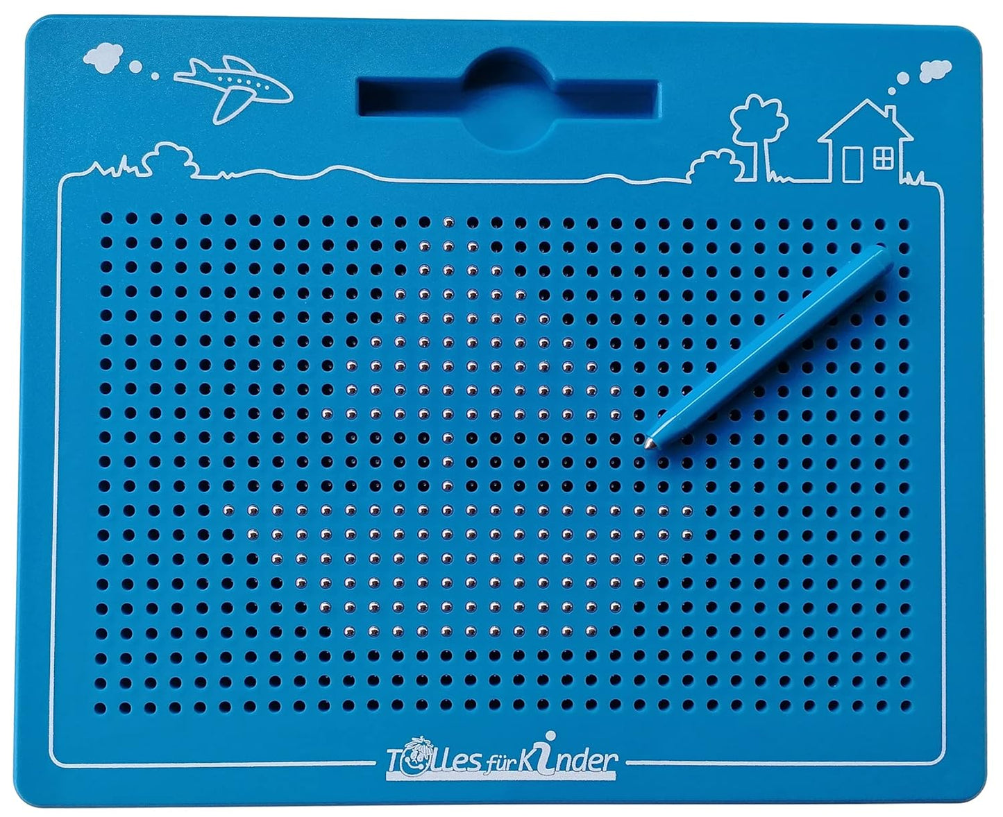 TollesfürKinder Magnetic Game for Children - Magic Board with Balls and Pen - Great Activity Children from 3 - The Magic Magnet Game for Stress-free Car Ride