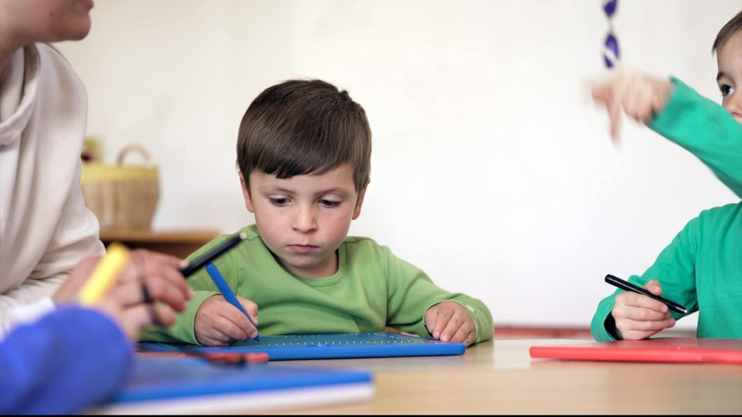 TollesfürKinder Magnetic Game for Children - Magic Board with Balls and Pen - Great Activity Children from 3 - The Magic Magnet Game for Stress-free Car Ride