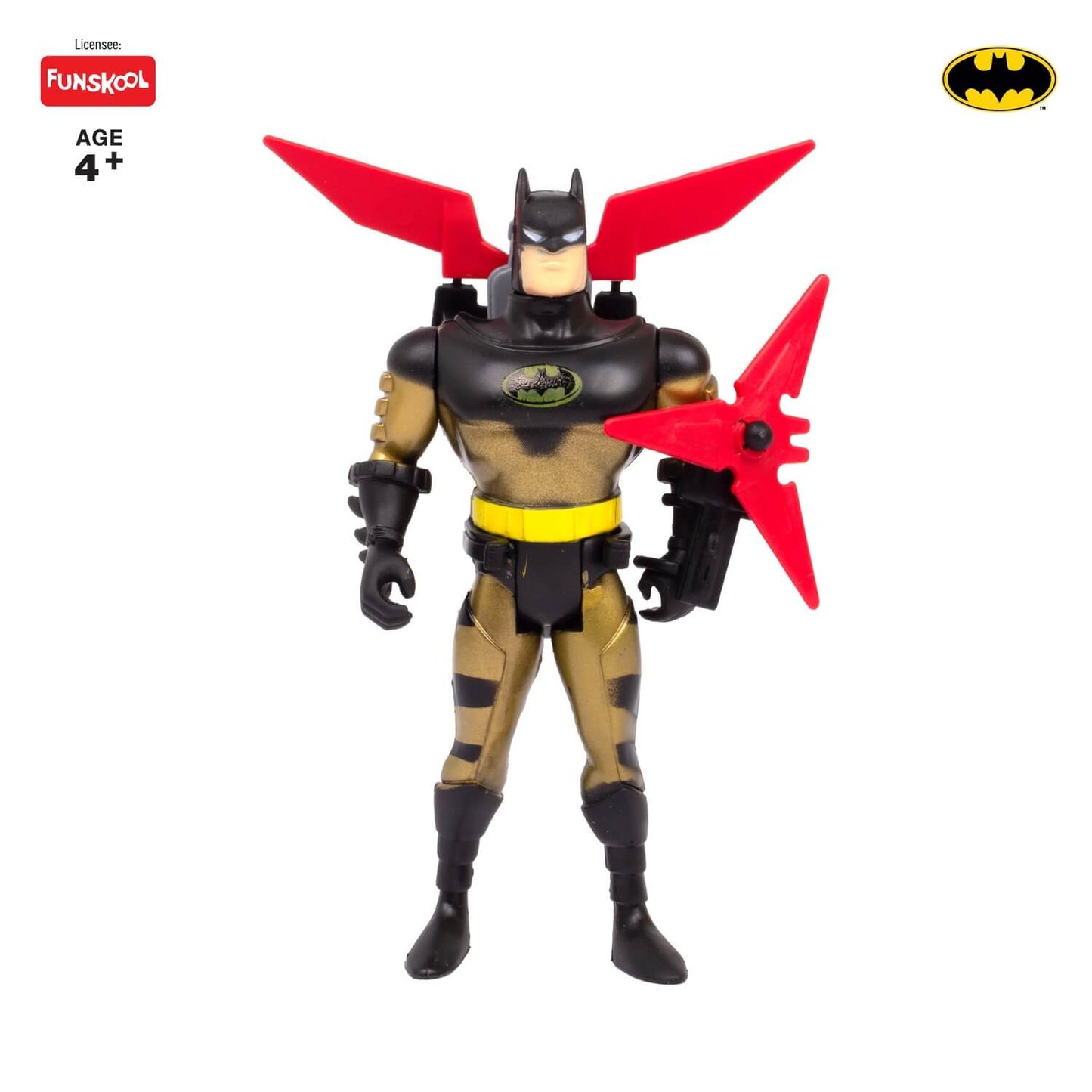 Funskool Knight Star Batman Action Figure Toy for Kid, 6 Inch, Classic DC Superhero With Articulation, Movie Inspired Collectible, Ideal Gift for Children, Toys for Kids, Ages 4+ Years
