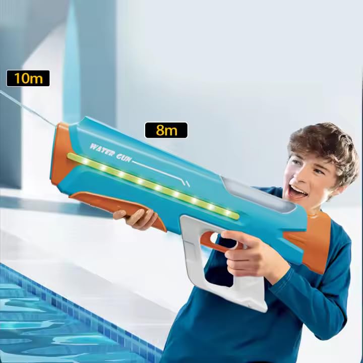 Fluxonic - Toys Light Space Water Gun Outdoor Continuous Discharge Large Capacity Beach Interactive Play Gun - Multi Color