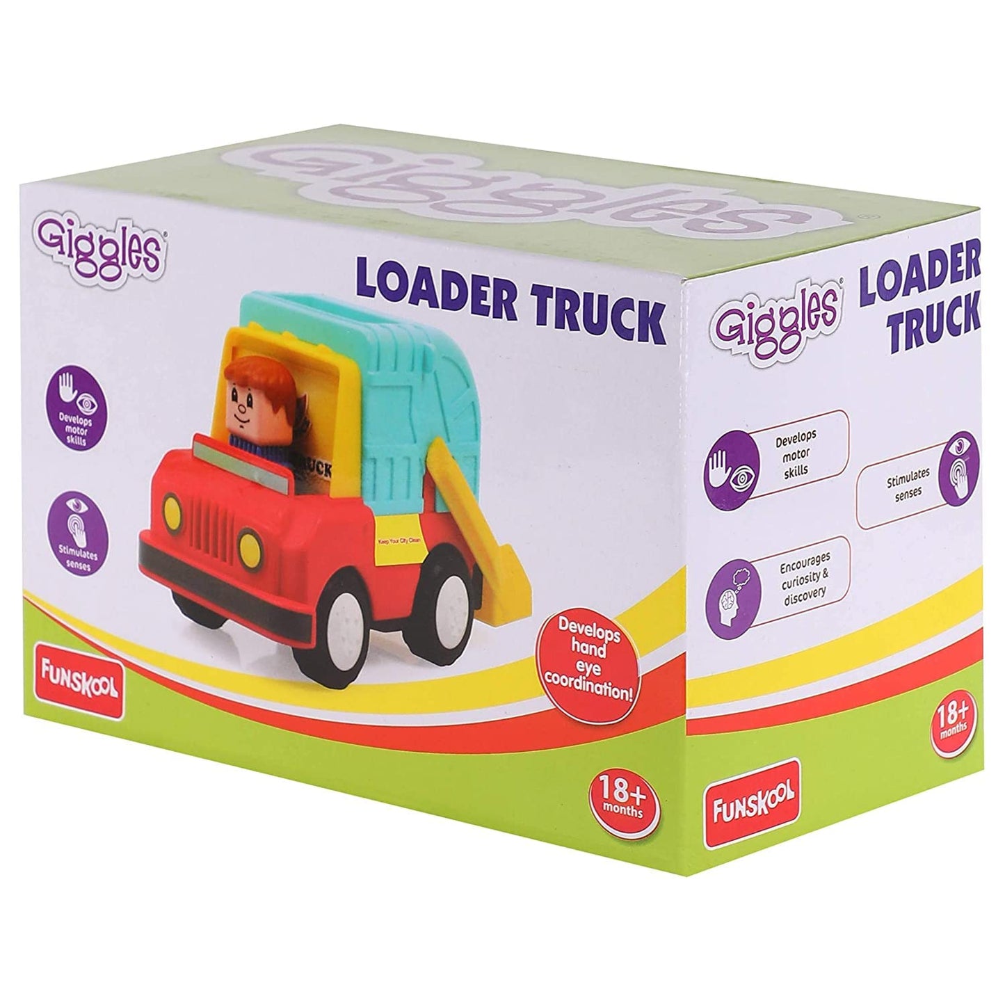 Giggles Kid Vehicles Loader Truck Toy, Multicolor