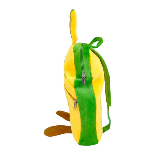 Just Bear Avocado School Bag | Cute and Quirky Backpack for Kids | Lightweight, Plush and Spacious | 3+ Years.