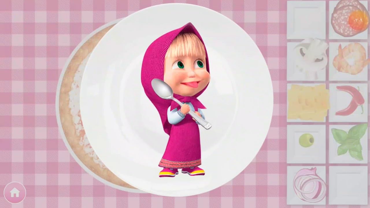 Masha and the Bear Mini Cooking Set By Fratelli Masha Doll Playset With Cooking Set 2 Inch Masha Doll and Ts Cooking Accessories Made In India