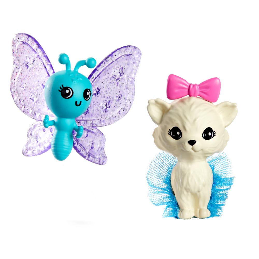 Barbie Doll with 2 Fantasy Pets & Dress, Malibu” Doll from A Touch of Magic™, 7-inch Long Hair
