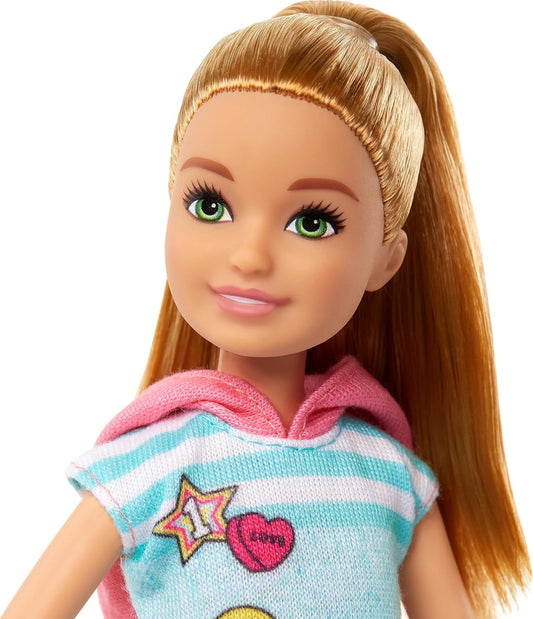 Barbie Stacie Doll with Pet Dog, from and Stacie to The Rescue Movie Toys, Blonde Hair Doll