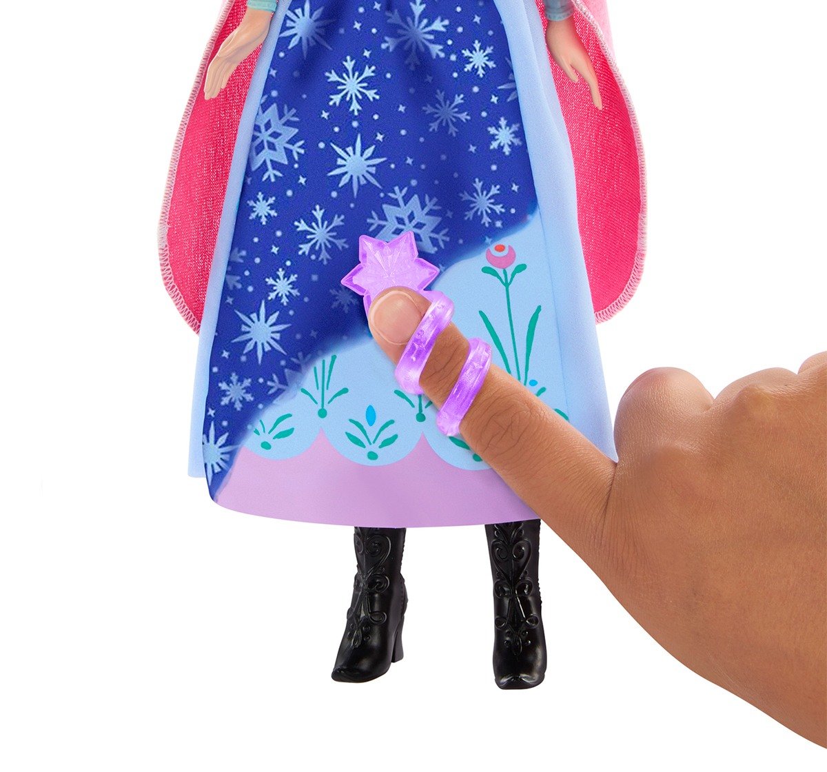 Mattel Disney Frozen Anna Magical Color-Change Skirt Fashion Doll, Inspired by Disney Movie, Posable