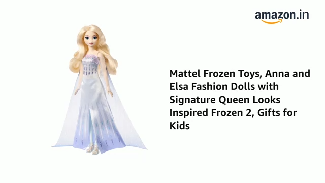 Mattel Frozen Toys, Anna and Elsa Fashion Dolls with Signature Queen Looks Inspired Frozen 2, Gifts for Kids