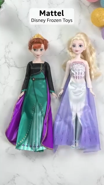 Mattel Frozen Toys, Anna and Elsa Fashion Dolls with Signature Queen Looks Inspired Frozen 2, Gifts for Kids