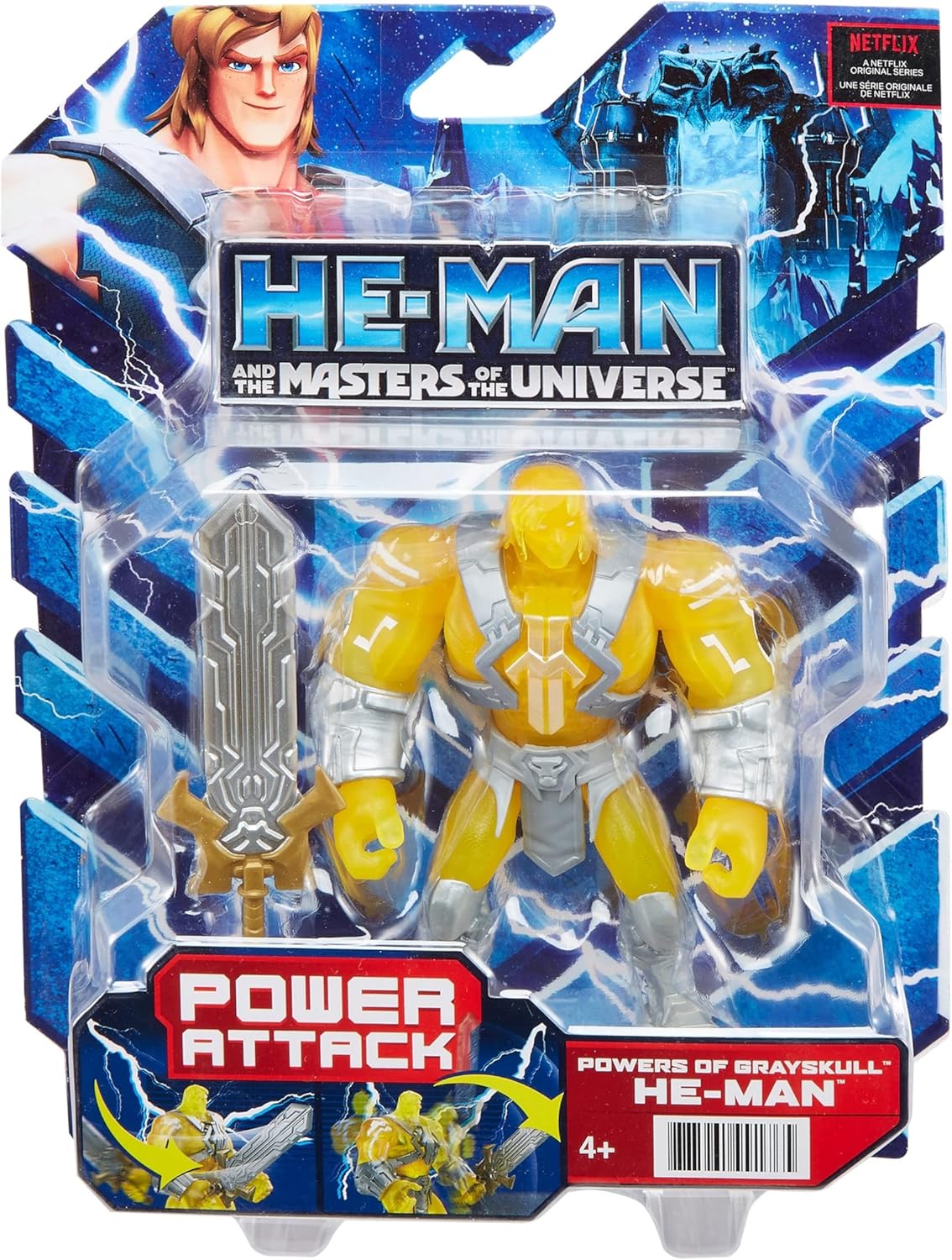MATTEL HBL65 - HE-MAN AND THE MASTERS OF THE UNIVERSE POWERS OF GRAYSKULL HE-MAN PERSONAGGIO