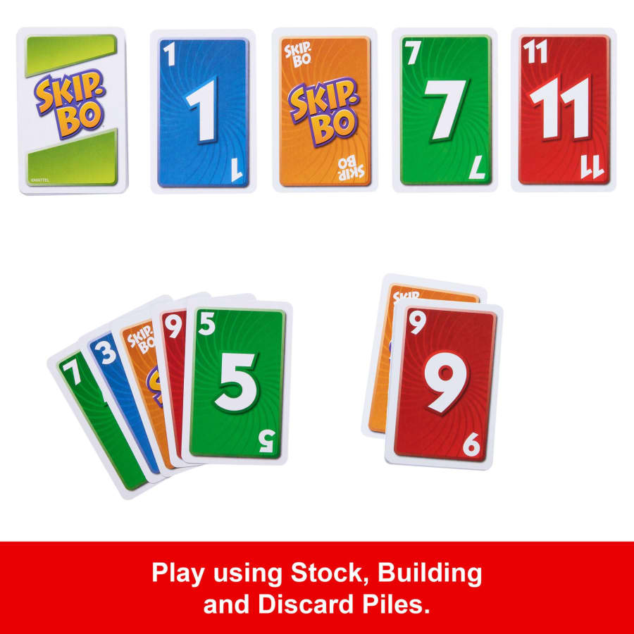 Mattel 42050 Skip-BO(R) Card Game