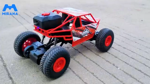 Mirana Duster 2WD Rock Crawler 4x4 | Rechargeable Offroad Monster Truck | High Speed ATV RC Car with Nitro Boost | Remote Control Car Toys for Kids | Made in India (2 Wheel Drive, Green)