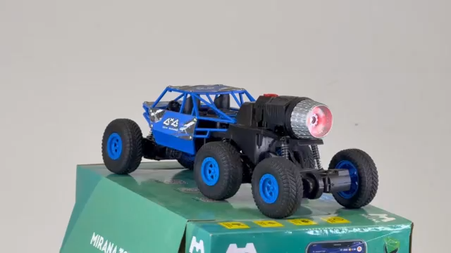 Mirana Mega Ranger | 6WD 4x4 RC Car Toy for Kids | High Speed ATV Remote Control Rock Crawler with Smoke Exhaust | C-Type USB Rechargeable Offroad Monster Truck | Gift for Boys & Girls (Silver)