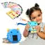 Mirana Talking Kitty - Montessori Educational Flash Cards - Interactive Learning Toy for Kids Boys Girls - Multiple Game Modes Alphabets & Math - USB Type-C Rechargeable - Age 2+ Years (Blue, Medium)