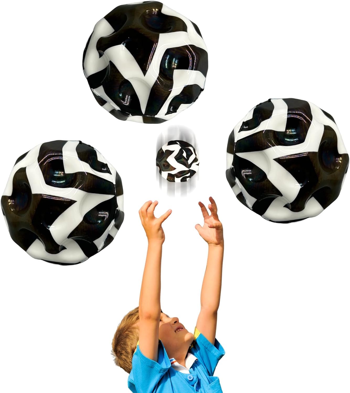 SIRTERIQ Moon Ball,Space Ball,Extreme High Bouncing, Super High Bouncing Space, Children's Sensory, Athlete Training