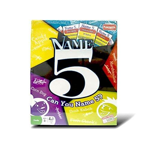 Funskool Original Name 5, Find 5 Names, Card Game for Kids, Educational, Fun & Engaging, 2-4 Players, Perfect for Family Game Nights, Multicolour, Gift Set for Kid, Age 8+ Years