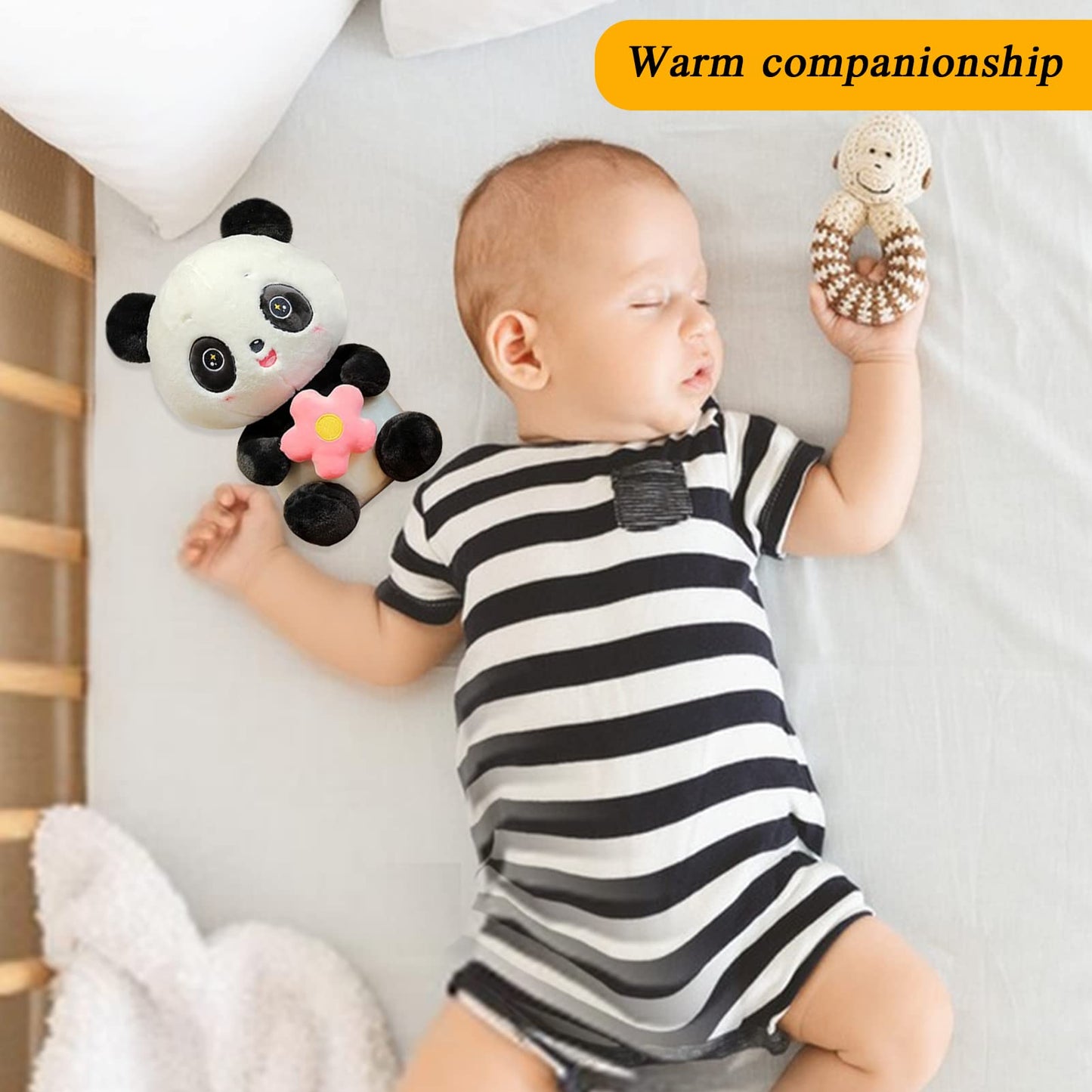Panda Stuffed Animal Plush,Cute Panda Plush Toy Stuffed Pillow Gift for Kids 9"