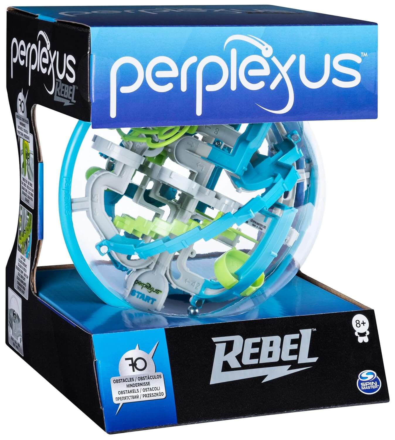 PERPLEXUS Spin Master Games Funskool Rebel, 3D Maze Game with 70 Pcs Obstacles for Kid