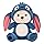 Storescent Baby Plushies, Blue Lovable Huggable Soft Toy, Hooded Plush Teddy Bear, Elegant Soft Plush Toy for Babies, Great Birthday Gift for Girls - 30cm