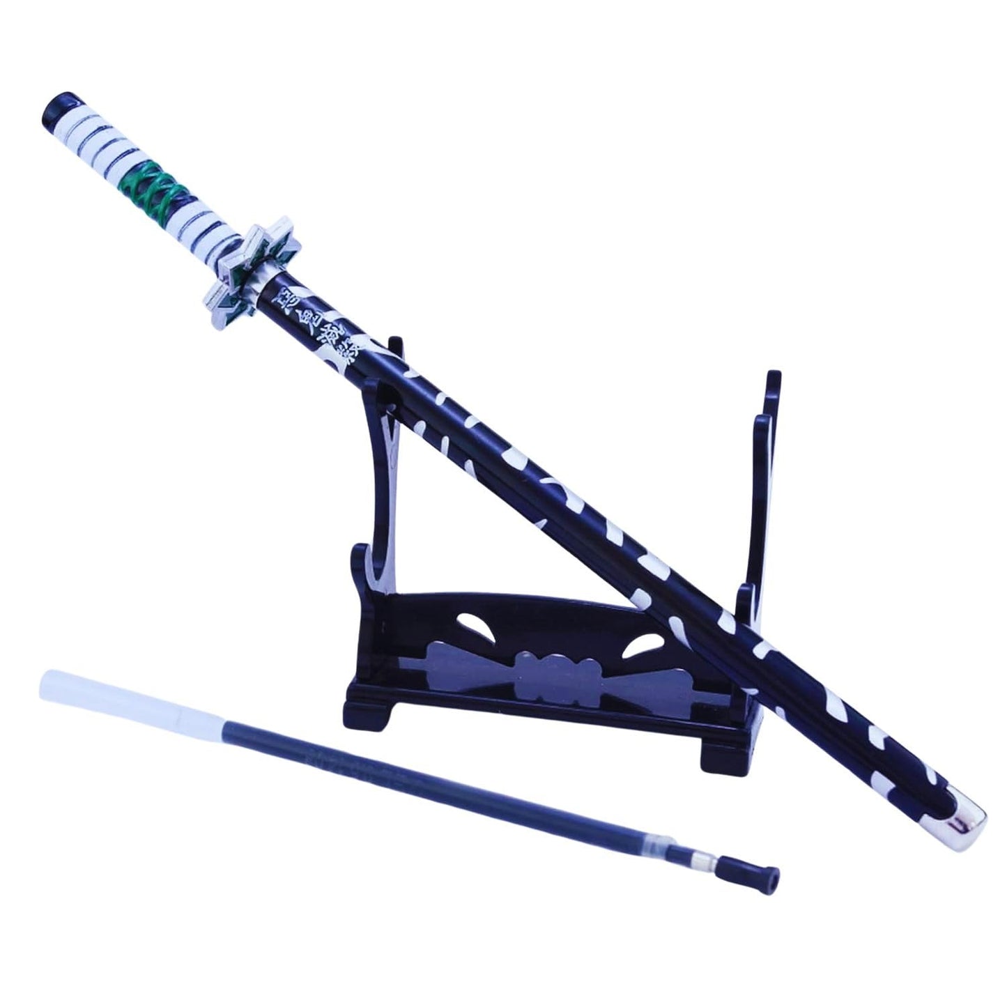 Desi Festival® - Samurai Sword Pen| Katana Model| Anime Signature Ballpoint Pen| Zinc Alloy metal 8 Inches| 1 Pen Refill and Box packing| Action Figure Collection Kids (Mitsuri)