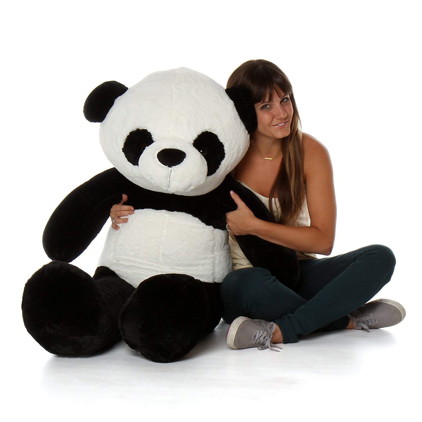 Minitrees Soft Plush Fabric 3 Feet Cute Panda Teddy Bear Cute Soft Toy- 90 cm