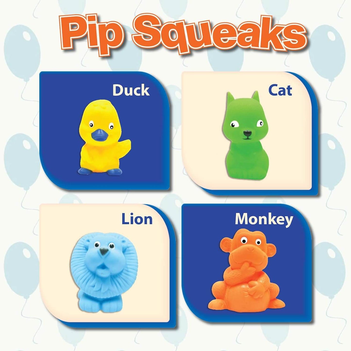 Funskool Pip Squeaks, Colors May Vary (Pack of Any 2 Piece)