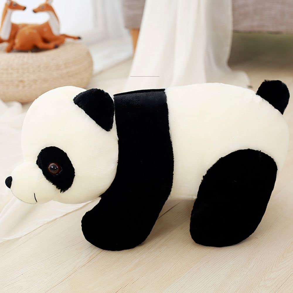 Tickles Big Giant Sitting Rocky Panda Soft Stuffed Plush Animal Toy for Kids Birthday Gift (Color: Black & White)