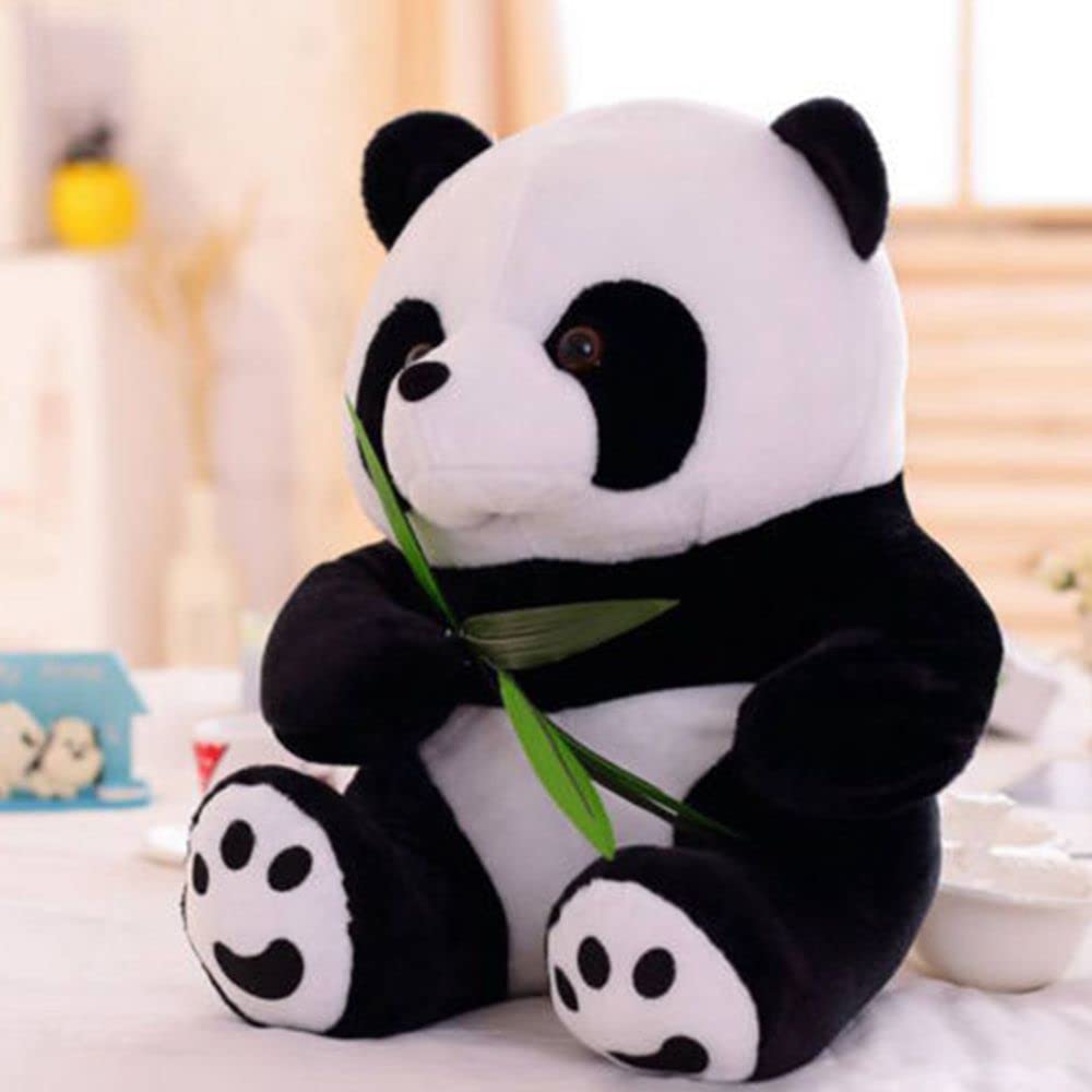 Tickles Big Giant Sitting Rocky Panda Soft Stuffed Plush Animal Toy for Kids Birthday Gift (Color: Black & White)